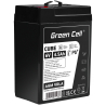 Green Cell CUBE AGM IP54 6V 4.5Ah VRLA acumulator plumb acid baterie fara mentenanta jucării sisteme de alarma