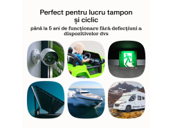 Green Cell CUBE AGM IP54 6V 4.5Ah VRLA acumulator plumb acid baterie fara mentenanta jucării sisteme de alarma