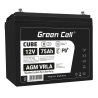 Green Cell CUBE AGM IP54 12V 75Ah VRLA acumulator plumb acid baterie fara mentenanta fotovoltaice autorulote camion