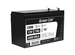 Green Cell® AGM 12V 7Ah VRLA acumulator plumb acid baterie fara mentenanta UPS sisteme de alimentare