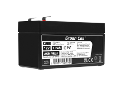 Green Cell® AGM 12V 1.2Ah VRLA acumulator plum acid baterie fara mentenanta jucării sisteme de alarma