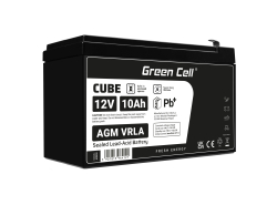 Green Cell® AGM 12V 10Ah VRLA acumulator plumb acid baterie fara mentenanta UPS sisteme de alimentare