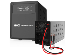 Green Cell UPS 1200VA 800W Unterbrechungsfreie Stromversorgung mit LCD Display