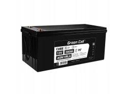 Green Cell AGM VRLA 12V 200Ah baterie fără întreținere pentru autorulote, fotovoltaice, panouri solare, bărci.
