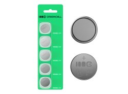 5x bateria litium CR1620 CR 1620 3V 70mAh Greencell pastilă