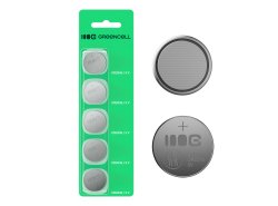Greencell Blister 5x baterie litium CR2016 3V 80mAh buton pentru cheie, ceas, telecomandă, cântar