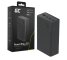 Greencell PowerPlay 30 - powerbank negru de 30 000mAh, 22,5W, 4 porturi
