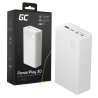 Greencell PowerPlay 30 - powerbank alb de 30 000mAh, 22,5W, 4 porturi