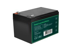 Greencell AGM VRLA 12V 12Ah acumulator fără întreținere pentru case jucării camere (152x99x100mm)