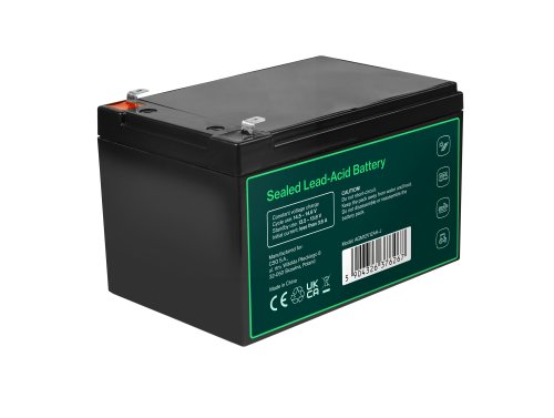 Greencell AGM VRLA 12V 12Ah acumulator fără întreținere pentru case jucării camere (152x99x100mm)