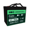 Green Cell CUBE AGM IP54 12V 55Ah VRLA acumulator plumb acid baterie fara mentenanta fotovoltaice autorulote camion