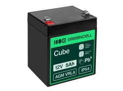 Green Cell® AGM 12V 5Ah VRLA acumulator plumb acid baterie fara mentenanta jucării sisteme de alarma