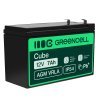 Green Cell® AGM 12V 7Ah VRLA acumulator plumb acid baterie fara mentenanta UPS sisteme de alimentare