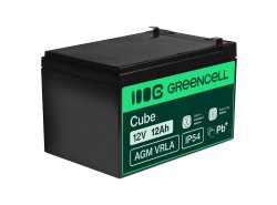 Green Cell® AGM 12V 12Ah VRLA acumulator plumb acid baterie fara mentenanta jucării sisteme de alarma