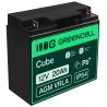 Green Cell® AGM 12V 20Ah VRLA acumulator plumb acid baterie fara mentenanta cositoare scuter barcă