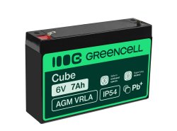 Green Cell® AGM 6V 7Ah VRLA acumulator plumb acid baterie fara mentenanta jucării sisteme de alarma