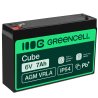 Green Cell® AGM 6V 7Ah VRLA acumulator plumb acid baterie fara mentenanta jucării sisteme de alarma