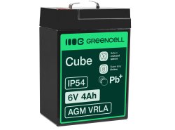 Green Cell® AGM 6V 4Ah VRLA acumulator plumb acid baterie fara mentenanta jucării sisteme de alarma
