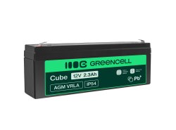 Green Cell® AGM 12V 2.3Ah VRLA acumulator plumb acid baterie fara mentenanta jucării sisteme de alarma