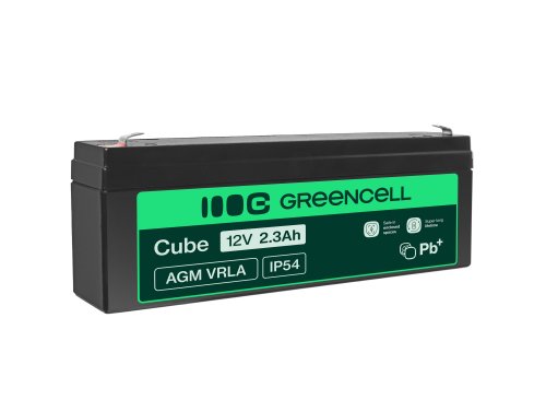 Green Cell® AGM 12V 2.3Ah VRLA acumulator plumb acid baterie fara mentenanta jucării sisteme de alarma