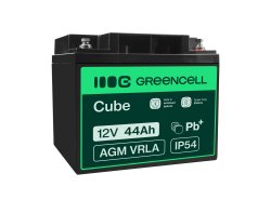 Green Cell® AGM 12V 44Ah VRLA acumulator plumb acid baterie fara mentenanta fotovoltaice autorulote camion