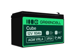 Green Cell® AGM 12V 10Ah VRLA acumulator plumb acid baterie fara mentenanta UPS sisteme de alimentare