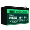 Green Cell® AGM 12V 10Ah VRLA acumulator plumb acid baterie fara mentenanta UPS sisteme de alimentare