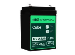 Green Cell® AGM 12V 2.8Ah VRLA acumulator plumb acid baterie fara mentenanta jucării sisteme de alarma