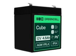 Green Cell® AGM 12V 4.5Ah VRLA acumulator plumb acid baterie fara mentenanta jucării sisteme de alarma