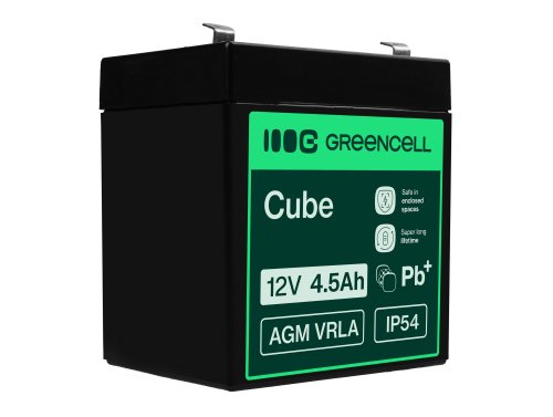 Green Cell® AGM 12V 4.5Ah VRLA acumulator plumb acid baterie fara mentenanta jucării sisteme de alarma