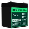 Green Cell® AGM 12V 5.3Ah VRLA acumulator plumb acid baterie fara mentenanta jucării sisteme de alarma