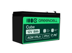 Green Cell® AGM 12V 8Ah VRLA acumulator plumb acid baterie fara mentenanta jucării sisteme de alarma