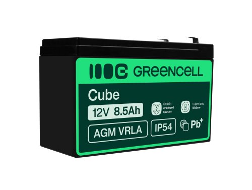 Green Cell® AGM 12V 8.5Ah VRLA acumulator plumb acid baterie fara mentenanta jucării sisteme de alarma