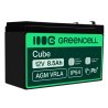 Green Cell® AGM 12V 8.5Ah VRLA acumulator plumb acid baterie fara mentenanta jucării sisteme de alarma