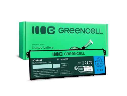 Baterie Green Cell AC14B13J AC14B18J pentru Acer Aspire 3 A315-23 A315-55G ES1-111M ES1-331 ES1-531 ES1-533 ES1-571