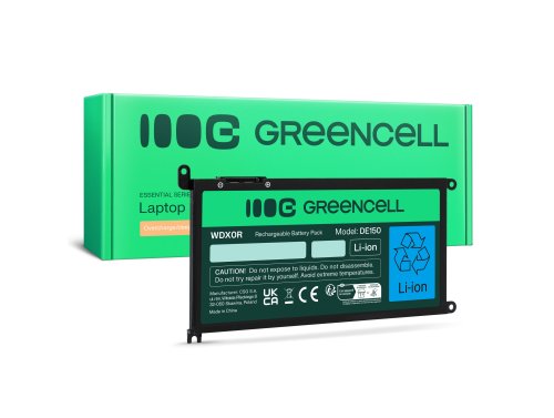 Baterie Green Cell WDX0R WDXOR pentru Dell Inspiron 13 5368 5378 5379 15 5565 5567 5568 5570 17 5765 5767 5770 Vostro 5468 5568