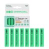 8x baterii reîncărcabile AAA R3 950mAh Ni-MH Acumulatori Green Cell