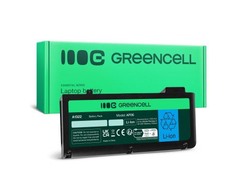 Baterie Green Cell A1322 pentru Apple MacBook Pro 13 A1278 (Mid 2009, Mid 2010, Early 2011, Late 2011, Mid 2012)
