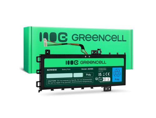 Baterie Green Cell B21N1818 C21N1818-1 pentru Asus VivoBook 15 A512 A512DA A512FA A512JA R512F X512 X512DA X512FA X512FL