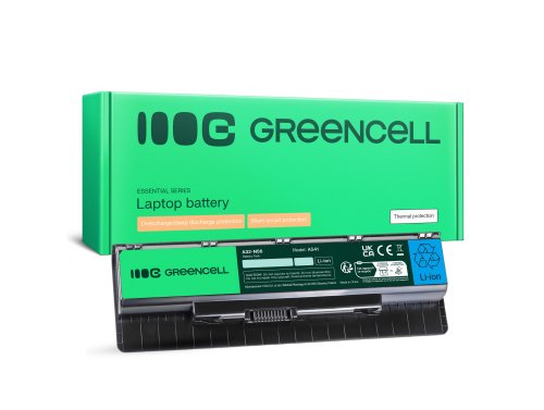 Baterie Green Cell A32-N56 pentru Asus N56 N56JR N56V N56VB N56VJ N56VM N56VZ N76 N76V N76VB N76VJ N76VZ N46 N46JV G56JR