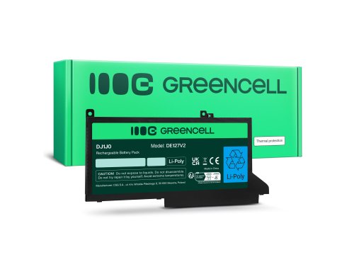 Baterie Green Cell DJ1J0 pentru Dell Latitude 7280 7290 7380 7390 7480 7490