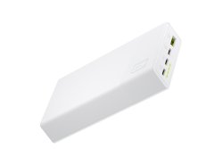 Green Cell PowerPlay20s Power Bank Alb 20000mAh 22.5W PD USB C Încărcare rapidă GC Baterie externă pentru iPhone 15 14 13 12
