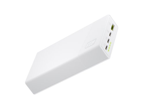 Green Cell PowerPlay20s Power Bank Alb 20000mAh 22.5W PD USB C Încărcare rapidă GC Baterie externă pentru iPhone 15 14 13 12